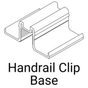 Knotwood Handrail Clip Base (A) 75mm- 5650mm